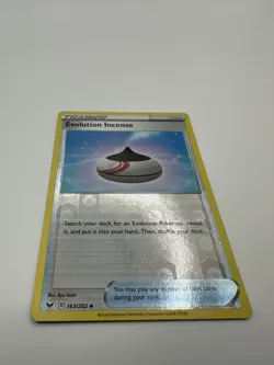 Evolution Incense 163 202 Pokemon Sword & Shield Reverse Foil HOLO NM - Image 3
