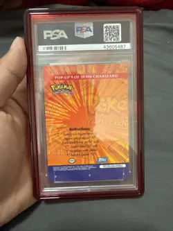 2000 Topps Series 3 Pokemon Animation Series #9 Charizard Pop-UP PSA 10 - Image 2