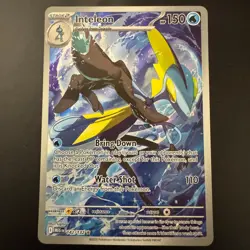 Inteleon 142/132 Illustration Rare Pokemon Mega Evolution Base MINT - Image 1