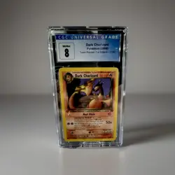 2000 POKEMON 1ST EDITION DARK CHARIZARD 21/82 CGC 8 TEAM ROCKET Non Holo - Image 1