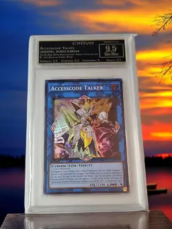 Accesscode Talker RA02-EN044 Ultra 1st Edition Yugioh CROWN MINT 9.5 - Image 1