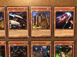 Yugioh Kozmo Deck Core, Dark Destroyer, Dark Eclipsed, Dark Lady, Tincan - LP/NM - Image 3