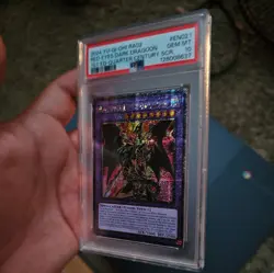 Yugioh - Red-Eyes Dark Dragoon RA02-EN021 1st Quarter Century Secret Rare PSA 10 - Image 3