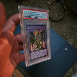 Yugioh - Red-Eyes Dark Dragoon RA02-EN021 1st Quarter Century Secret Rare PSA 10 - Image 4
