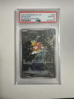 Magikarp Holo Illustration Rare Paldea Evolved Card 203/193 Sv02 PSA 10 English - Image 1