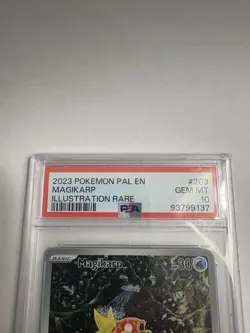 Magikarp Holo Illustration Rare Paldea Evolved Card 203/193 Sv02 PSA 10 English - Image 3
