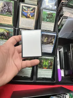 MTG Misprint/Miscut Card - Magic The Gathering Blank Filler Card - Image 2