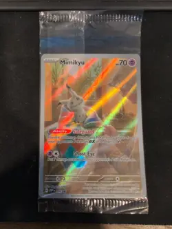 NM Mimikyu 075 SV: Scarlet & Violet Sealed Holo Promo Card Pokemon PAF - Image 1