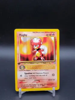 Magby 23/111 Neo Genesis 1st Edition LP Pokemon Card - Image 1