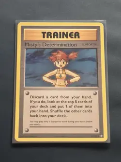 MISTY'S DETERMINATION TRAINER XY EVOLUTIONS SET POKEMON CARD 80/108 NM/M - Image 1