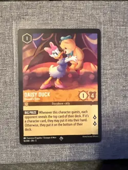 Disney Lorcana Daisy Duck Donald's Date-Shimmering Skies Card 16/204 - Image 1