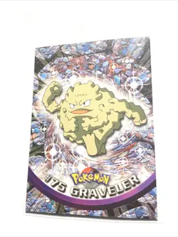 GRAVELER - # 75 - TOPPS SERIES 1 - BLUE LOGO - Pokemon Card - NM - Image 1