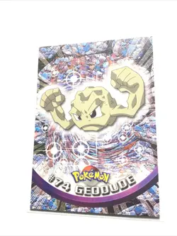 GEODUDE - # 74 - TOPPS SERIES 1 - BLUE LOGO - Pokemon Card - NM - Image 1