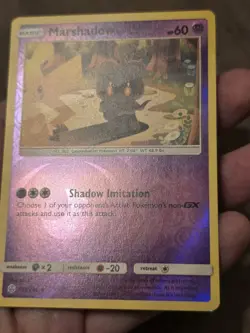 Marshadow 103/236 Reverse Holo Cosmic Eclipse Pokemon Card Near Mint - Image 2