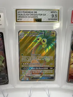 3 Card Graded Lot Pokemon - Tyranitar V Alolan Exeggutor GX Bird Keeper BCCG PSA - Image 3