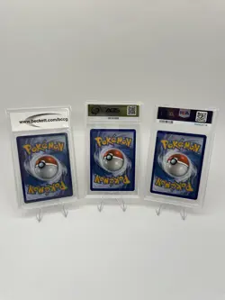 3 Card Graded Lot Pokemon - Tyranitar V Alolan Exeggutor GX Bird Keeper BCCG PSA - Image 5