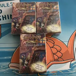 3X - Factory Sealed Lot of Harry Potter Trading Card Game 2 Player Starter Set - Image 1