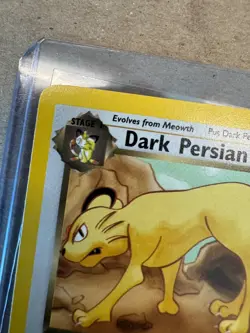 Dark Gloom 36/82 & Dark Persian 42/82 Team Rocket Vintage Pokemon Card Lot - Image 4