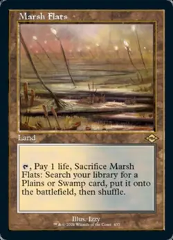 MTG English Marsh Flats (Retro Frame) NM Foil Modern Horizons 2 - Image 1