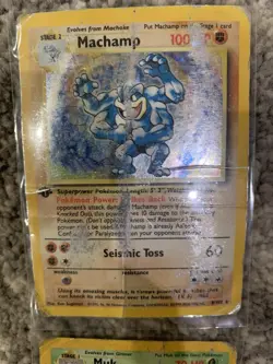 VINTAGE Pokemon Card Lot 9x Water DAMAGED, Wizard Of The Coast All holos 💫 - Image 2