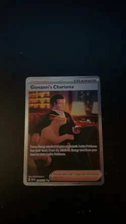 Giovanni's Charisma 204/165 SIR - Pokemon Card - Scarlet & Violet 151 - Image 1
