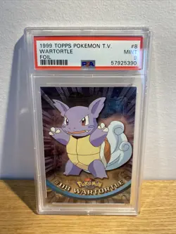 Pokemon Card Topps - SQUIRTLE PSA 10, WARTORTLE PSA 9, BLASTOISE PSA 10 ALL HOLO - Image 4