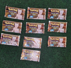 10 packs Pokemon SEALED - MEWTWO (TOPPS TRADING CARD: THE FIRST MOVIE) - Image 1
