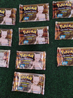 10 packs Pokemon SEALED - MEWTWO (TOPPS TRADING CARD: THE FIRST MOVIE) - Image 3