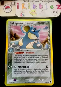 Nidoqueen 7/101 PL Ultra Rare Holo Delta Species Pokemon Card. Fast Shipping! - Image 1