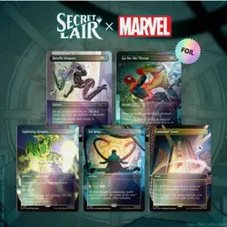 MTG Secret Lair x Marvel's Spider-Man: Villainous Plots Foil Edition Presale - Image 1