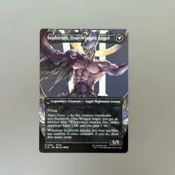 Sephiroth, Fabled SOLDIER Borderless 0382 - MTG x FF - NON-FOIL - NM - Fast Ship - Image 2
