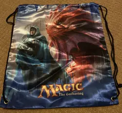 Magic The Gathering MTG Jace draw string bag comic con promo swag exclusive - Image 1