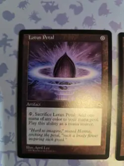 Lotus Petal (x4) - Near Mint - Magic the Gathering - Tempest - Image 3