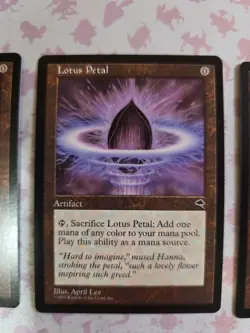 Lotus Petal (x4) - Near Mint - Magic the Gathering - Tempest - Image 5