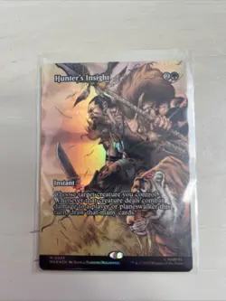 Hunter's Insight - FOIL - Borderless M MTG Marvel Universe M/NM, Spider-Man - Image 1