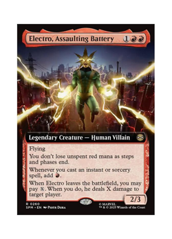 Magic the Gathering MTG SPM Electro, Assaulting Battery 260 Regular Near Mint - Image 1