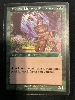 Rofellos, Llanowar Emissary Urza's Destiny Regular - Image 1