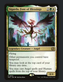 Sigarda, Font of Blessings CUSTOM COMMANDER DECK - MTG EDH ANGELS DECK - Image 1