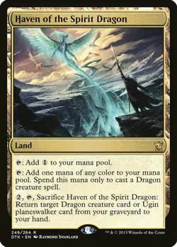 Haven of the Spirit Dragon English MTG Magic EX - Image 1