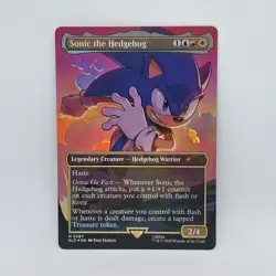 Sonic The Hedgehog Magic: the Gathering Secret Lair FOIL Version - Image 1