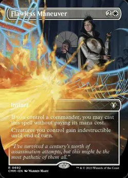 MTG Flawless Maneuver - Borderless, NM-Mint, English Commander Masters - Image 1