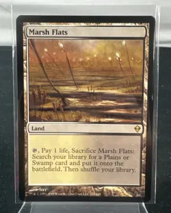 Magic The Gathering: Marsh Flats Zendikar Regular Fetch Land - MF1 - Image 1
