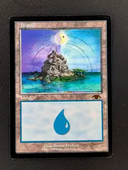MtG - Full Set of 5x Guru Lands - Forest Island Mountain Plains Swamp - Magic - Image 4
