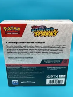 Pokemon Surging Sparks SV08 Booster Bundle TCG 6 packs New Sealed - Image 2