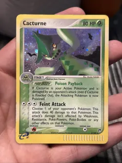 Pokemon TCG Cacturne 2/100 Sandstorm Holo Rare 2003- MP/ HP - Image 1