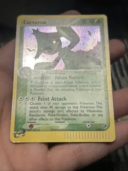 Pokemon TCG Cacturne 2/100 Sandstorm Holo Rare 2003- MP/ HP - Image 4