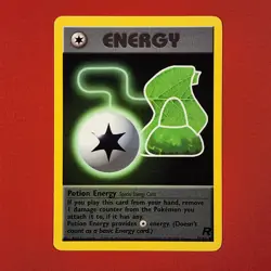 5-08-13 PWE pokemon unplayed 2000 team rocket 82/82 potion energy . (A) - Image 1