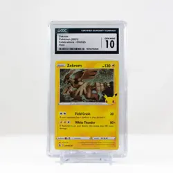 Pokemon Zekrom Holo #010 Celebrations 2021 - CGC 10 - Image 2
