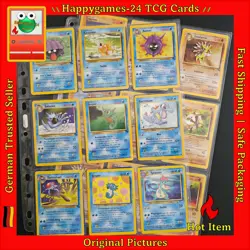 36x WOTC Pokemon Karten Sammlung gemischt div. Set TCG non Holo Vintage /L27 - Image 1