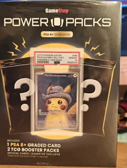GameStop Power Pack Box - PSA Slab & 2 Booster Packs - Pokemon NEW - Image 1